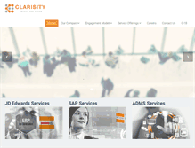 Tablet Screenshot of clarisity.com